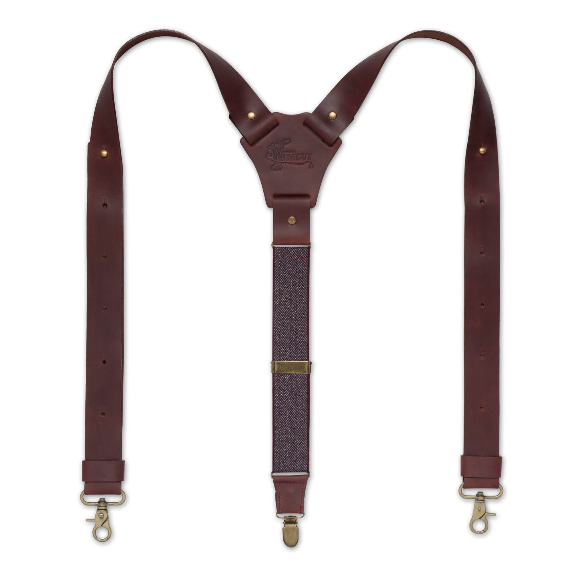 Crazy Horse Flex Oxblood Chevrons Large