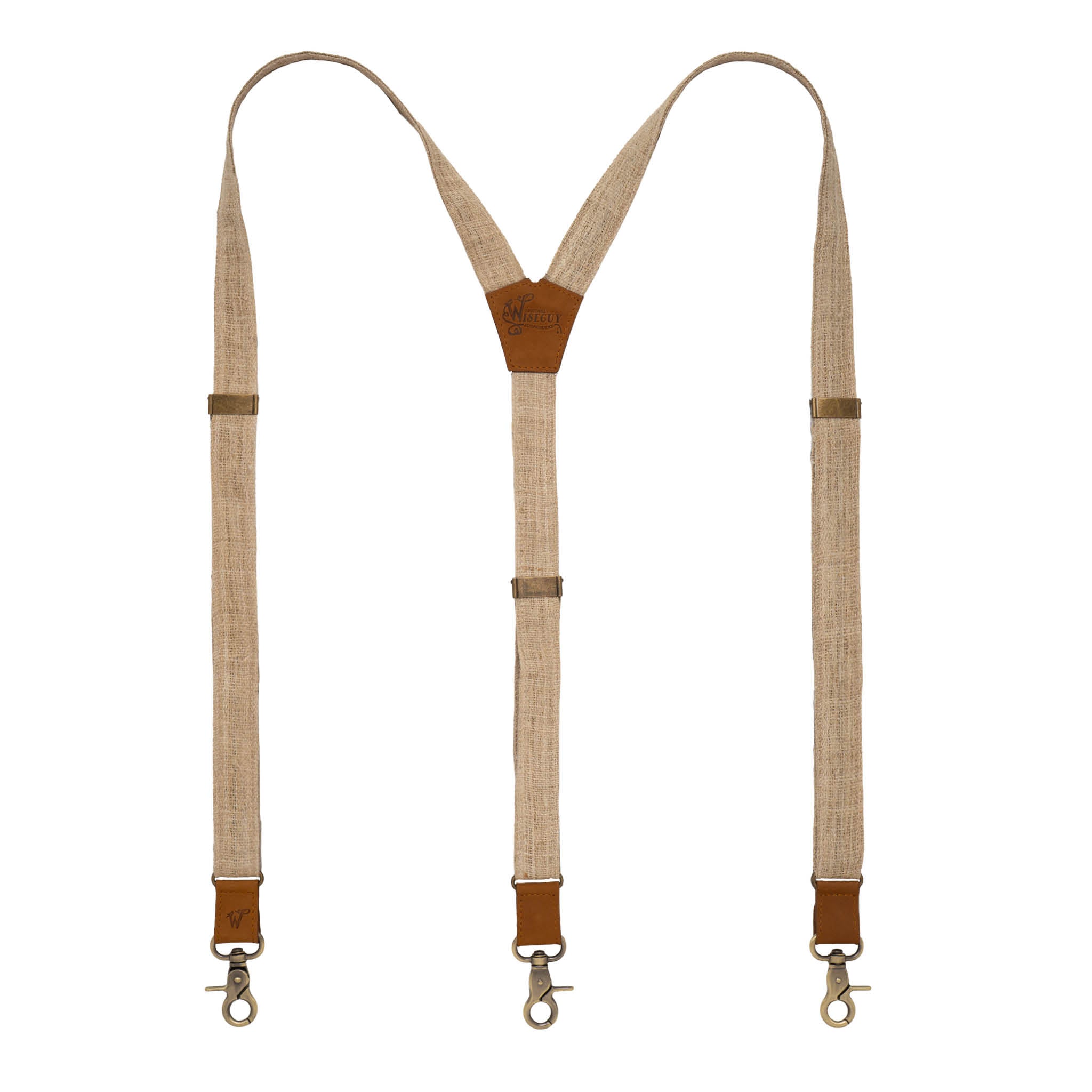 Hemp The Scribe Beige Slim Bretelles No. G7413