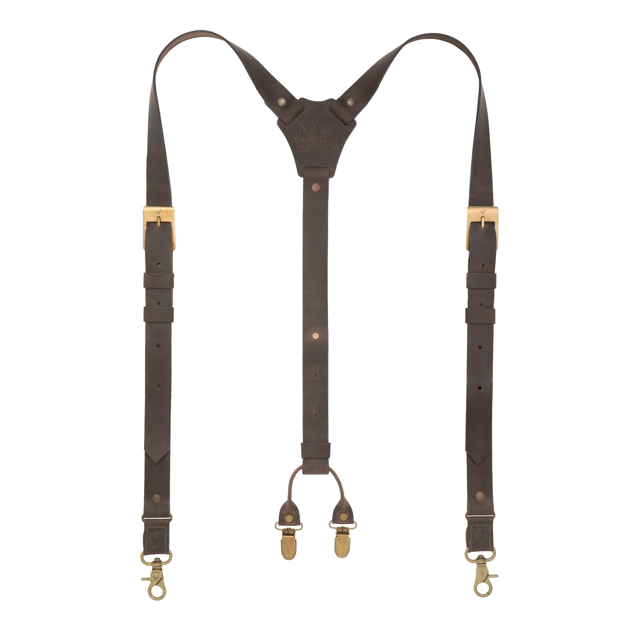 Dakota Vert Olive Slim Bretelles No. L2014