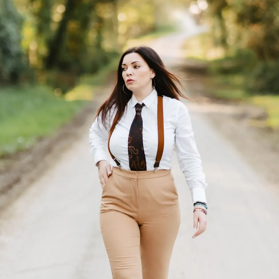 Essential Auburn Slim Bretelles No. E5014