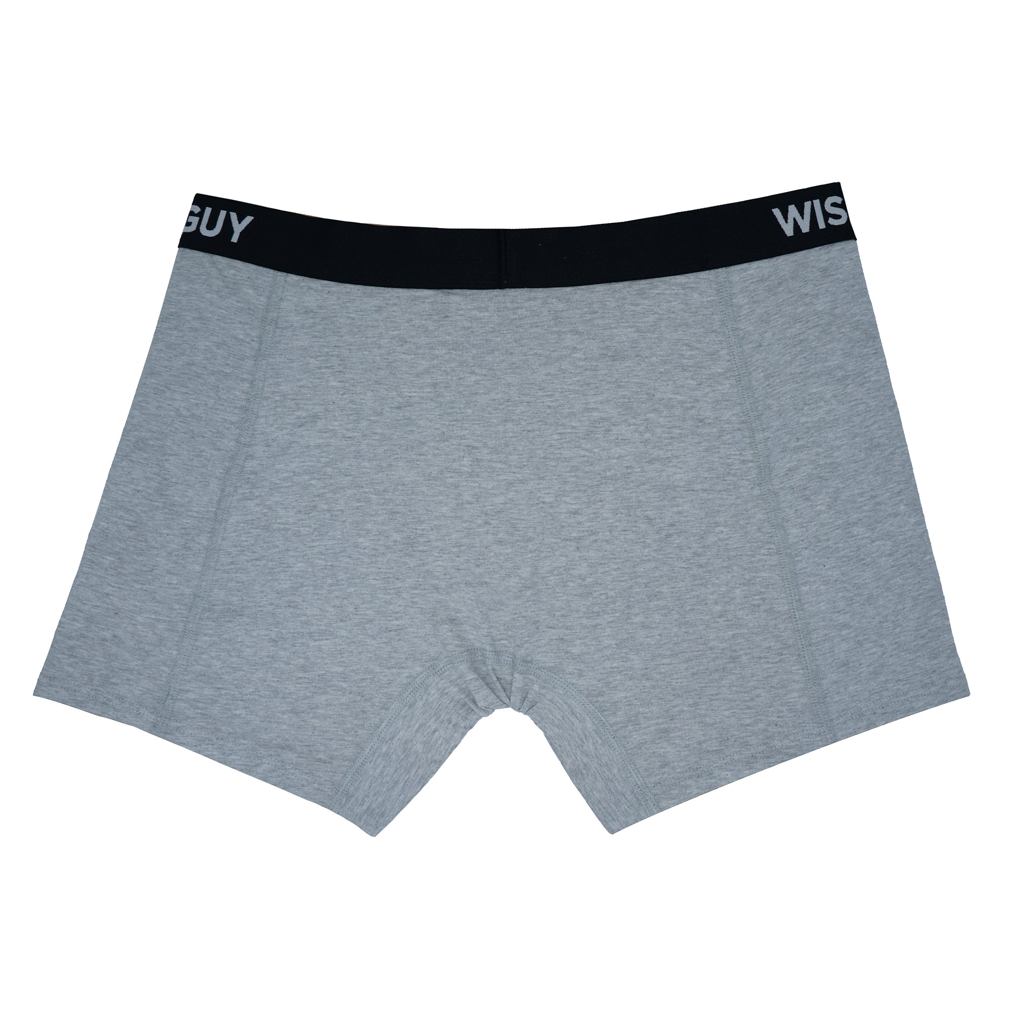 Boxer en coton biologique gris lot de 2 n° D9016