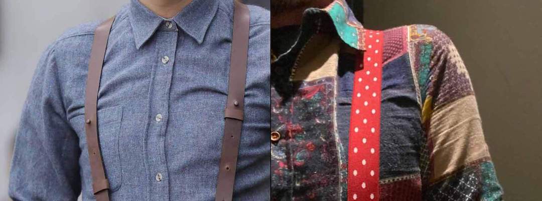 Elastic vs Leather Wiseguy Suspenders