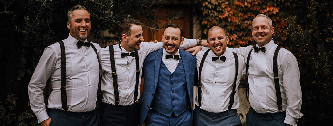 Why groomsmen with suspenders are the best combination at every wedding