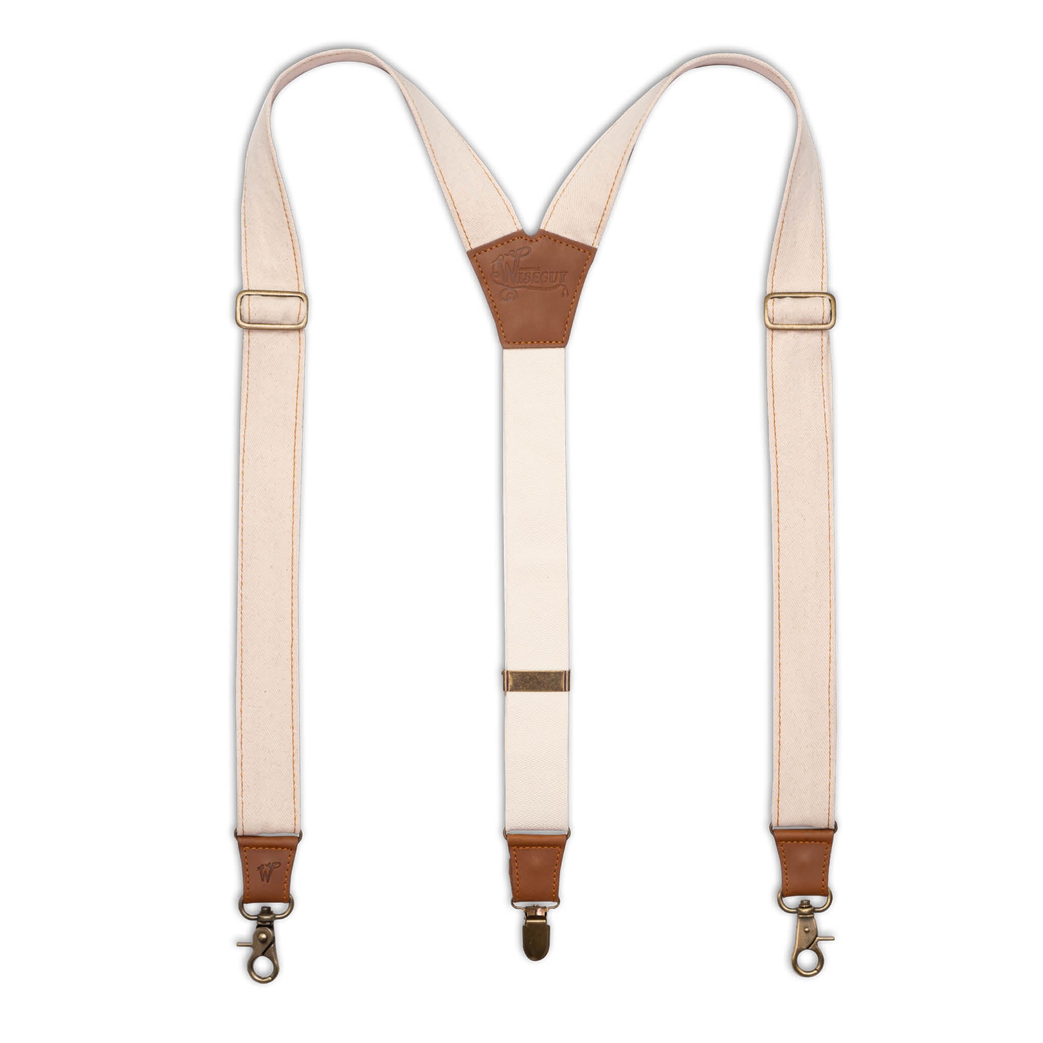 Duck Ivory Wide Suspenders No. C6014