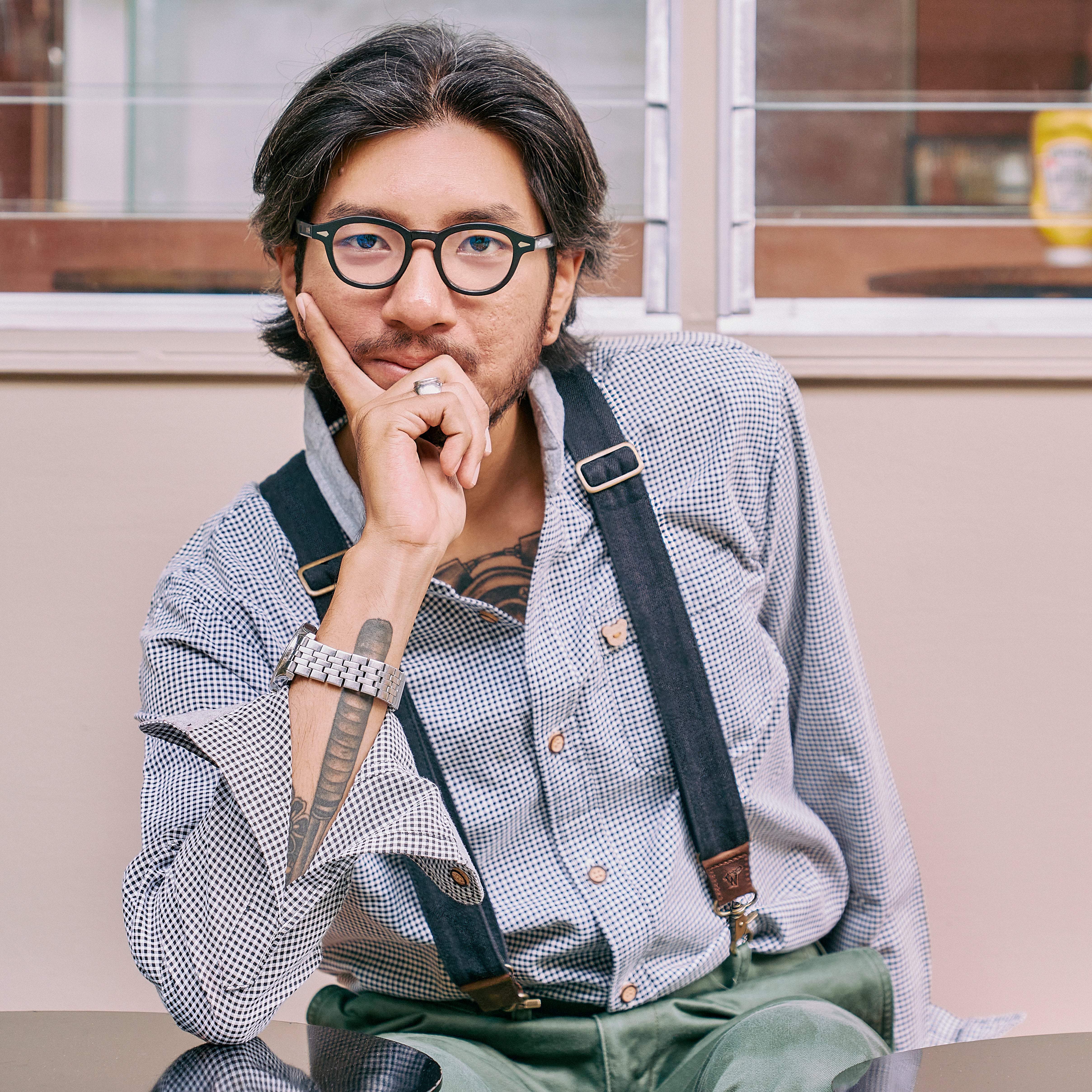 Duck Bleu Marine Large Bretelles No. C6216