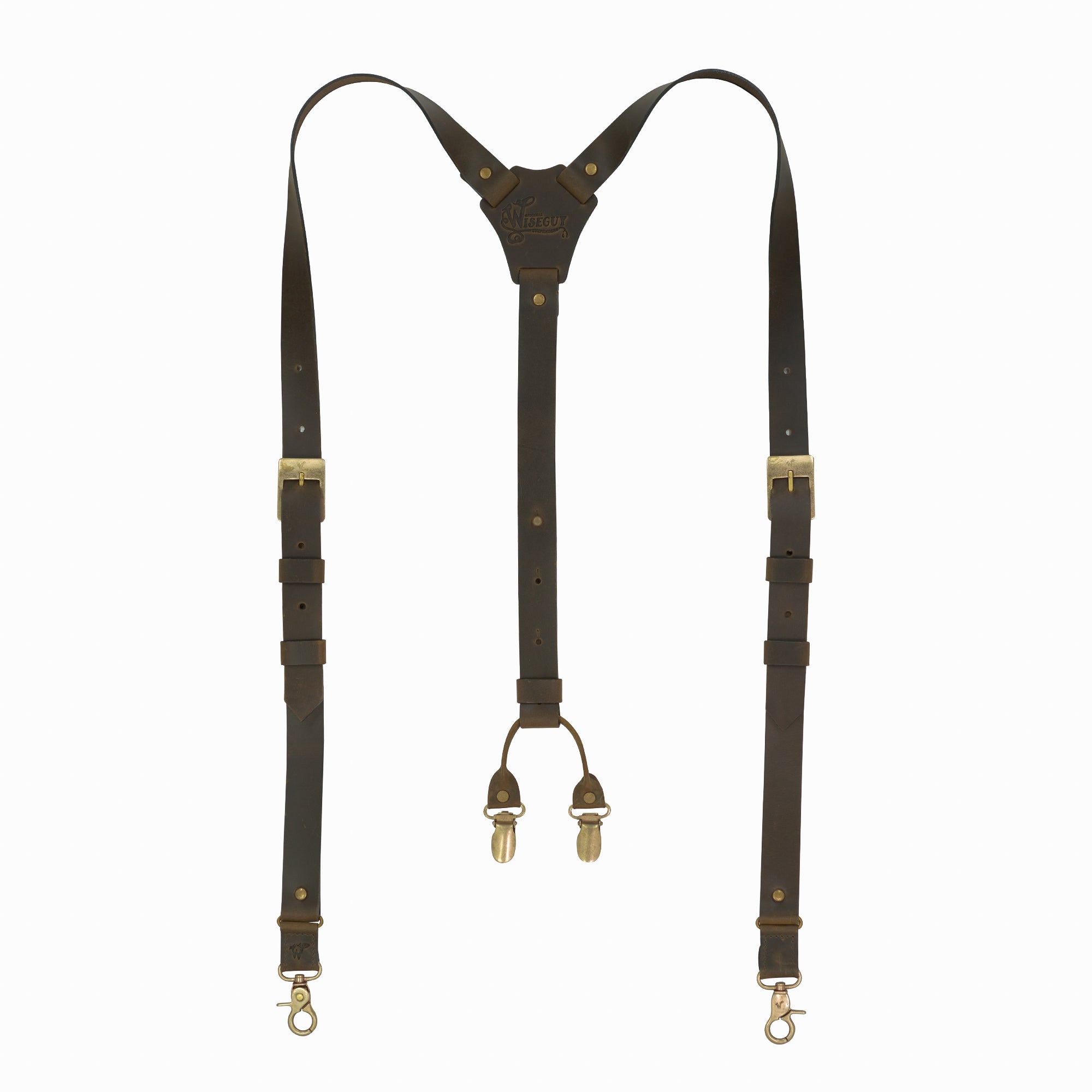 Dakota Olive Green Slim Suspenders No. L2014