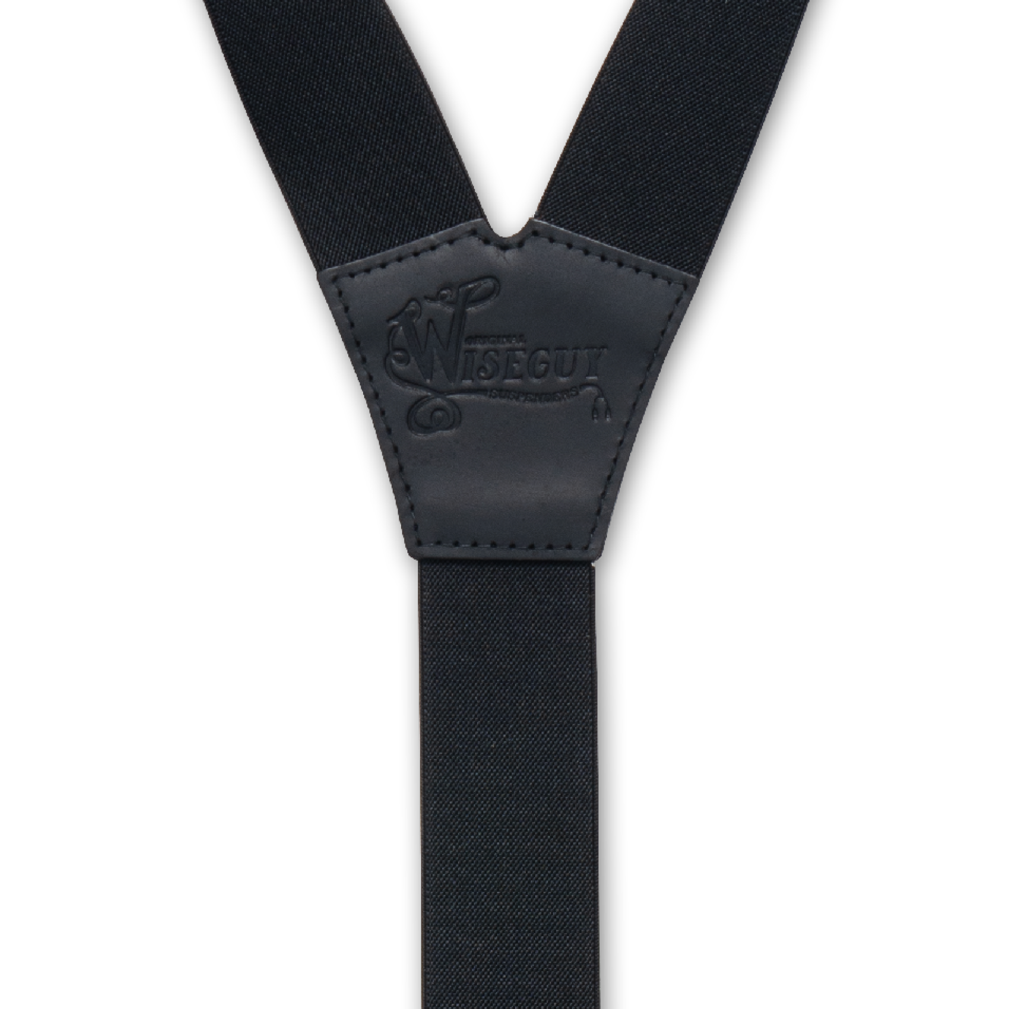 Essential All Black Wide Suspenders No. E5010