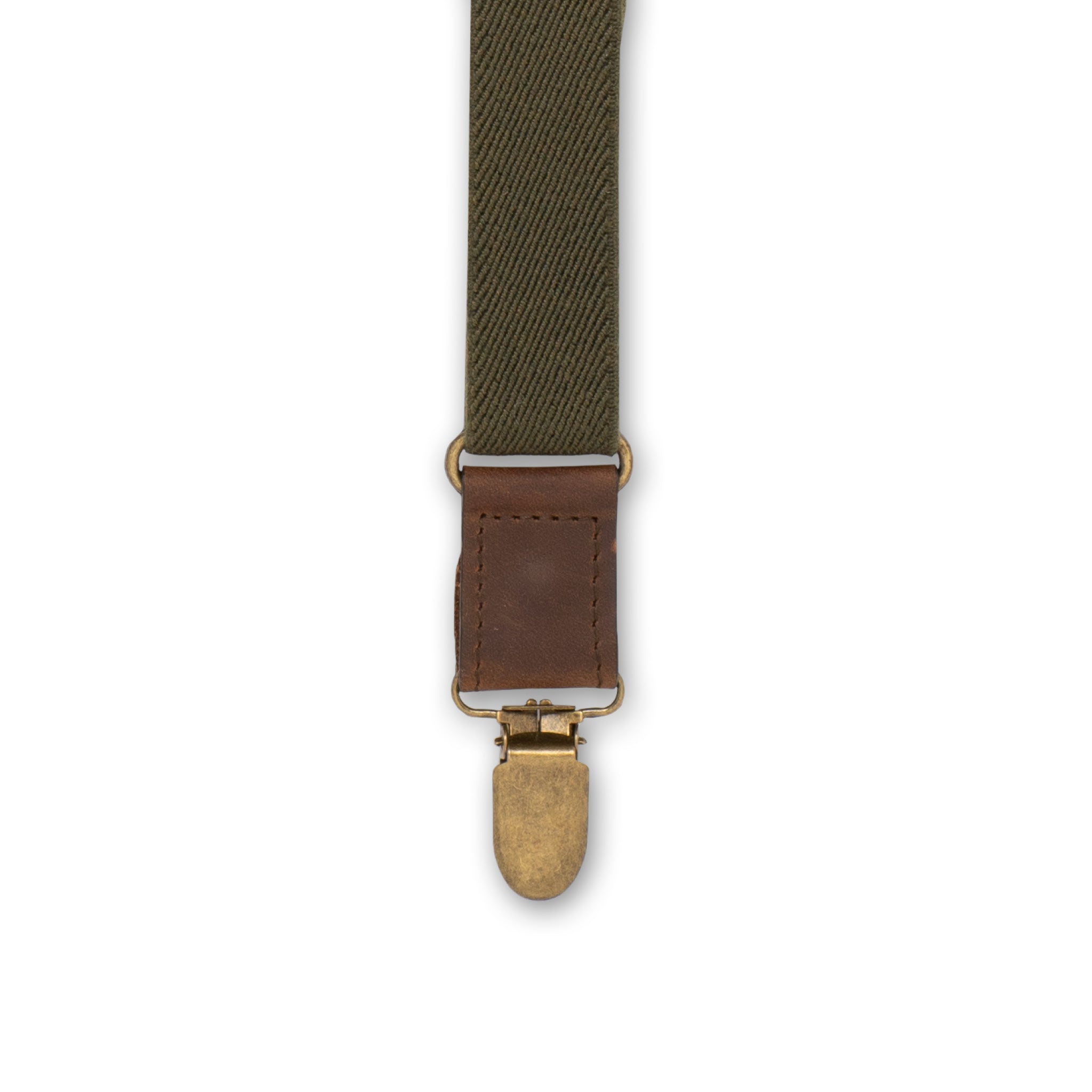 Essential Vert Armée Slim Bretelles No. E5011