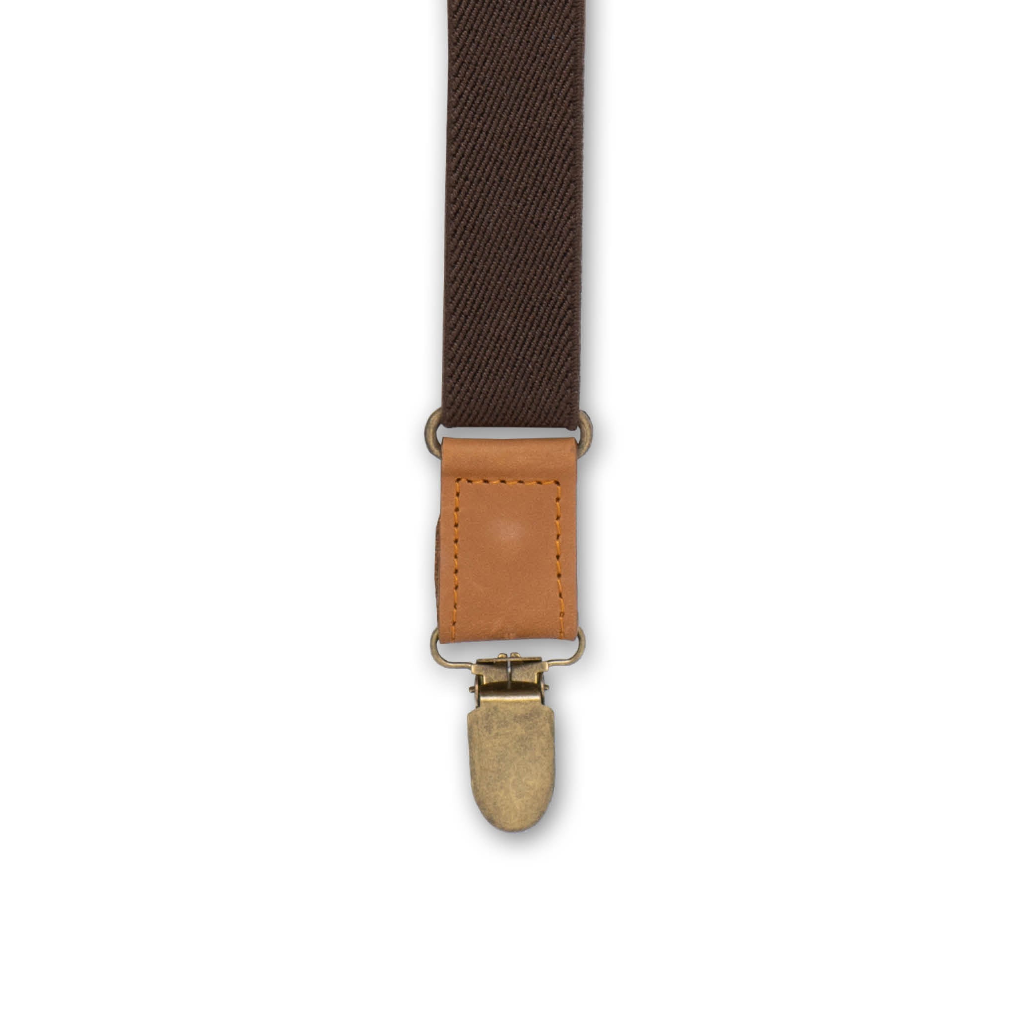 Essential Brown Slim Suspenders No. E5019