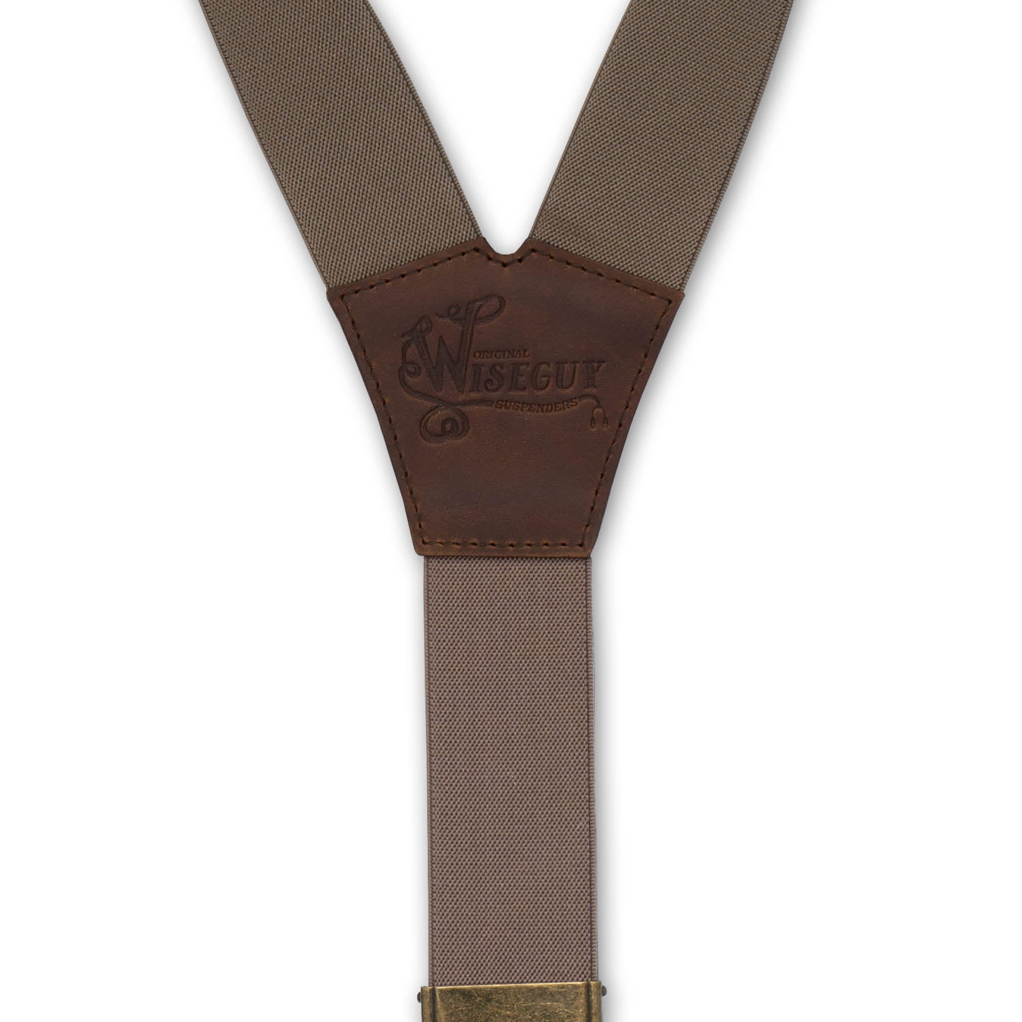 Essential Smokey Beige Wide Suspenders No. E5035