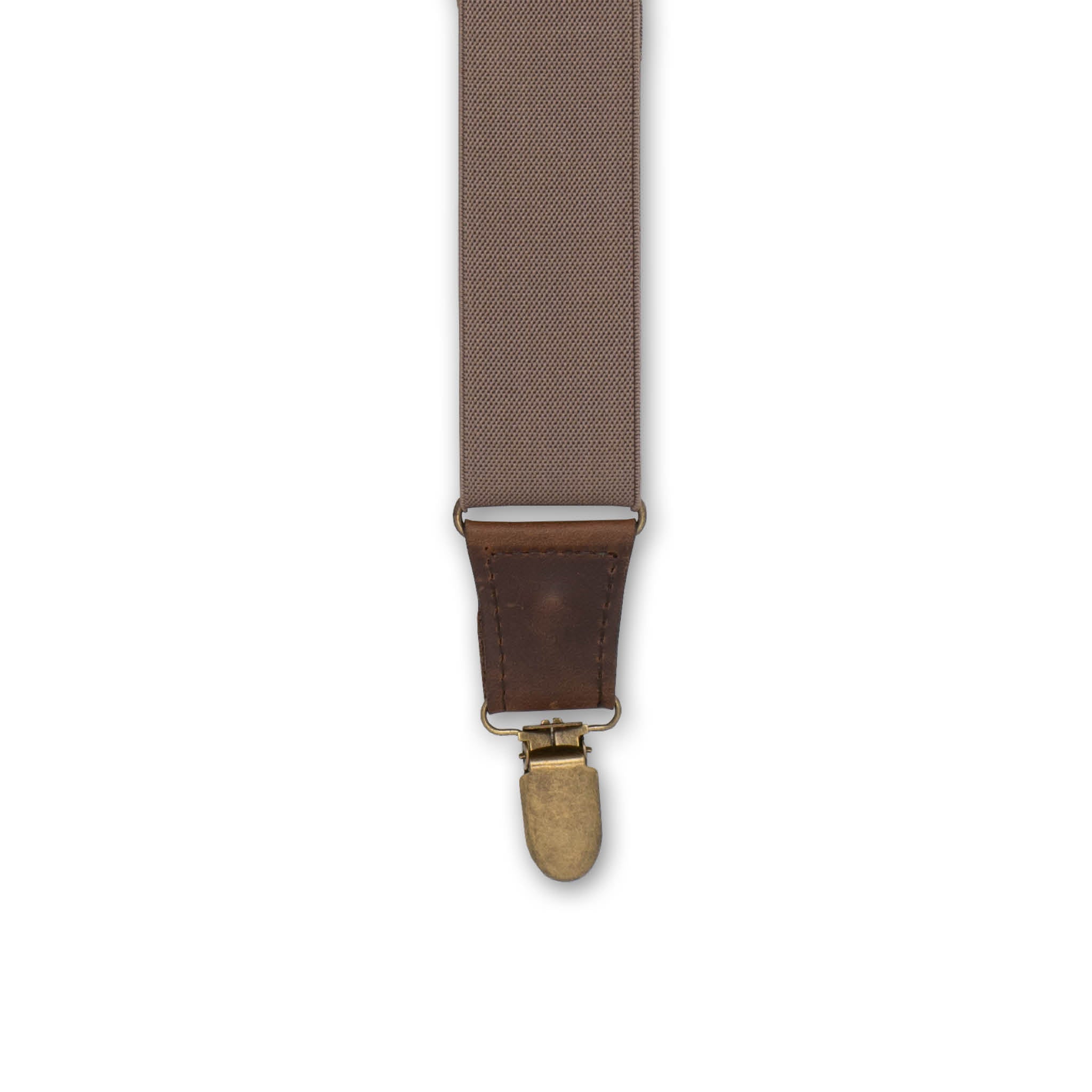 Essential Smokey Beige Wide Suspenders No. E5035