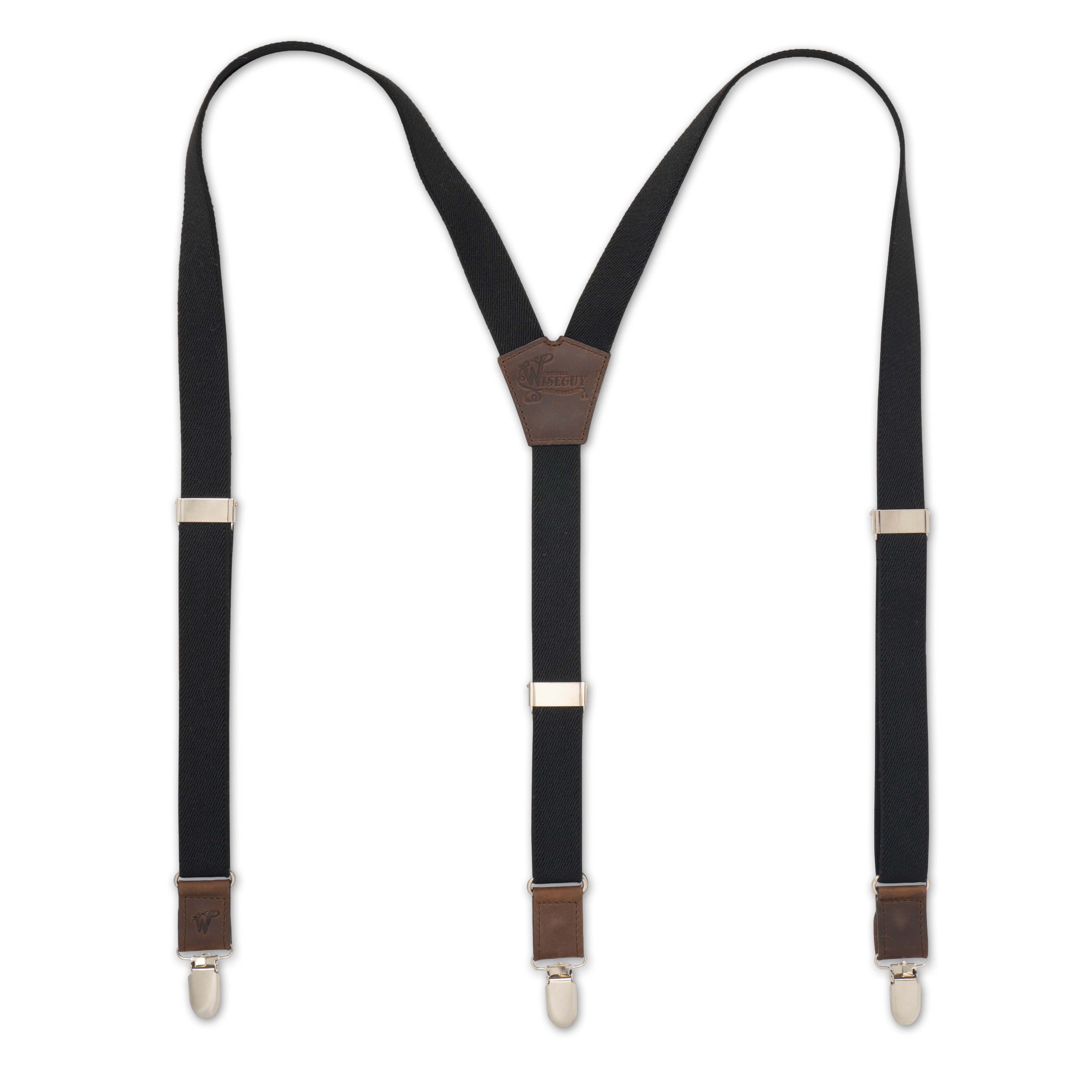 Essential Soul Black Slim Suspenders No. E5038