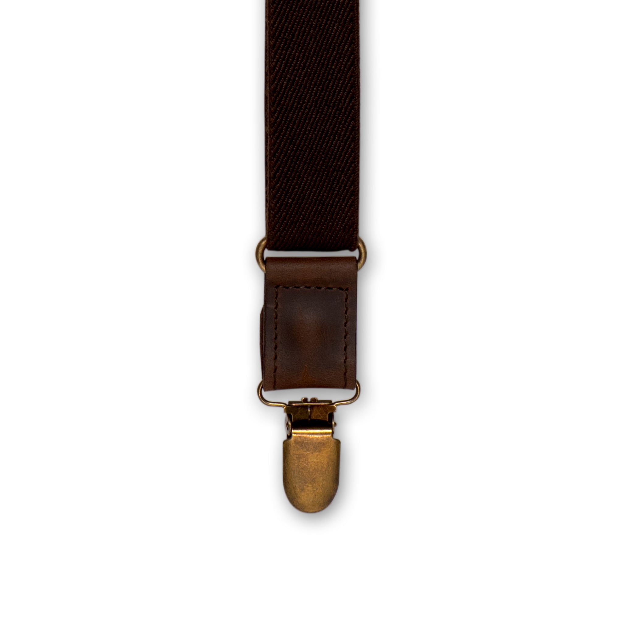 Crazy Horse Flex Marron Foncé Slim Bretelles No. F2114