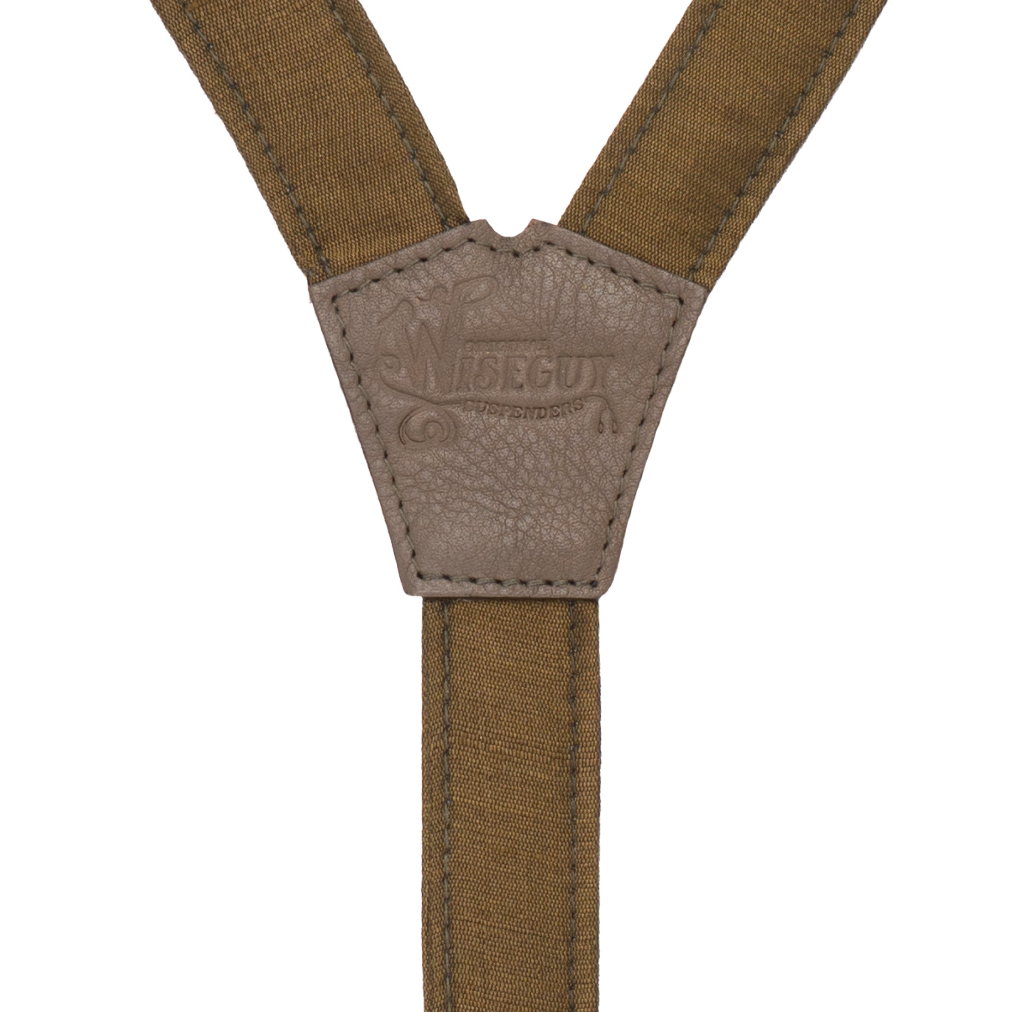 Silk The Pathfinder Olive Green Slim Suspenders No. G7115