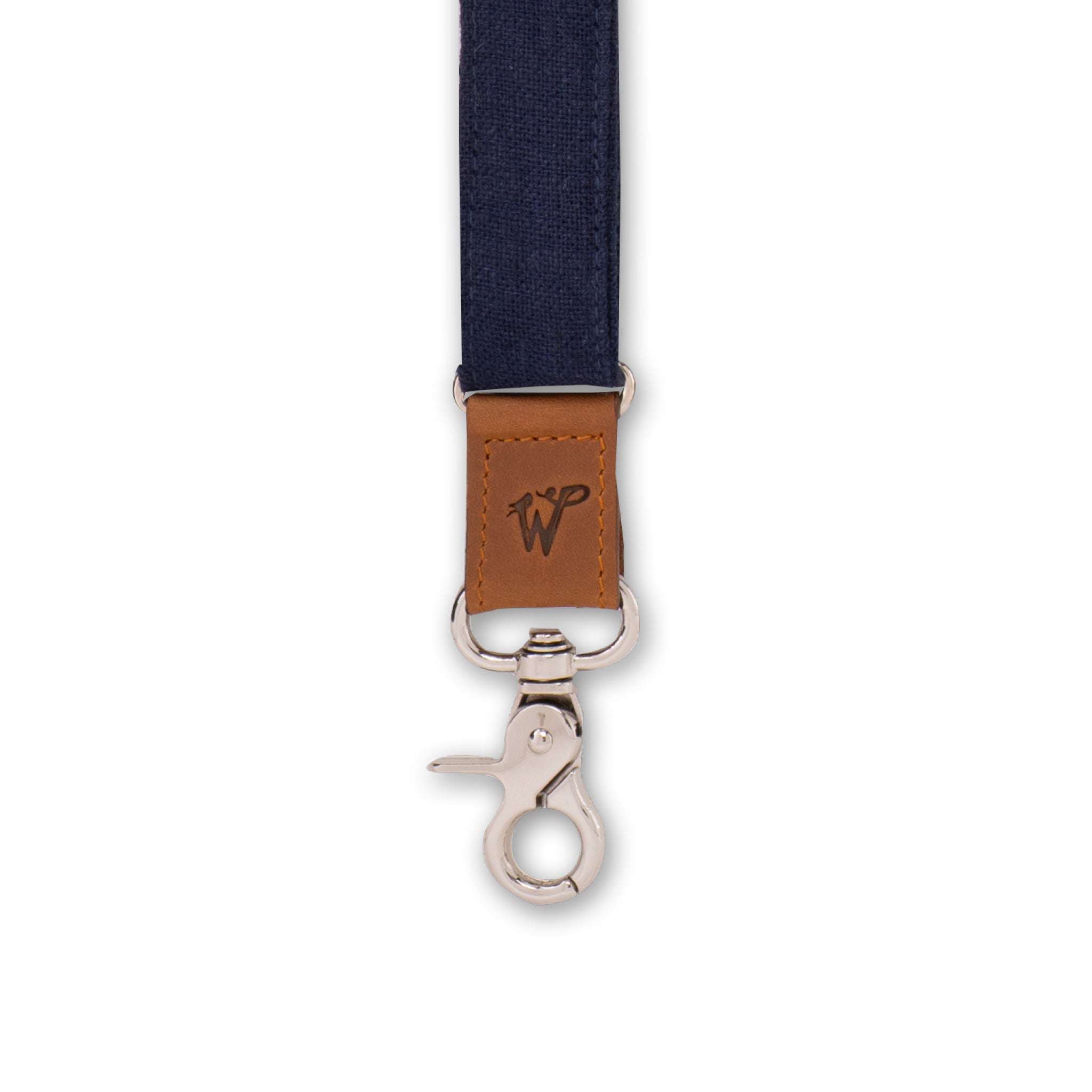Linen The Shipwright Bleu Marine Slim Bretelles No. G7311
