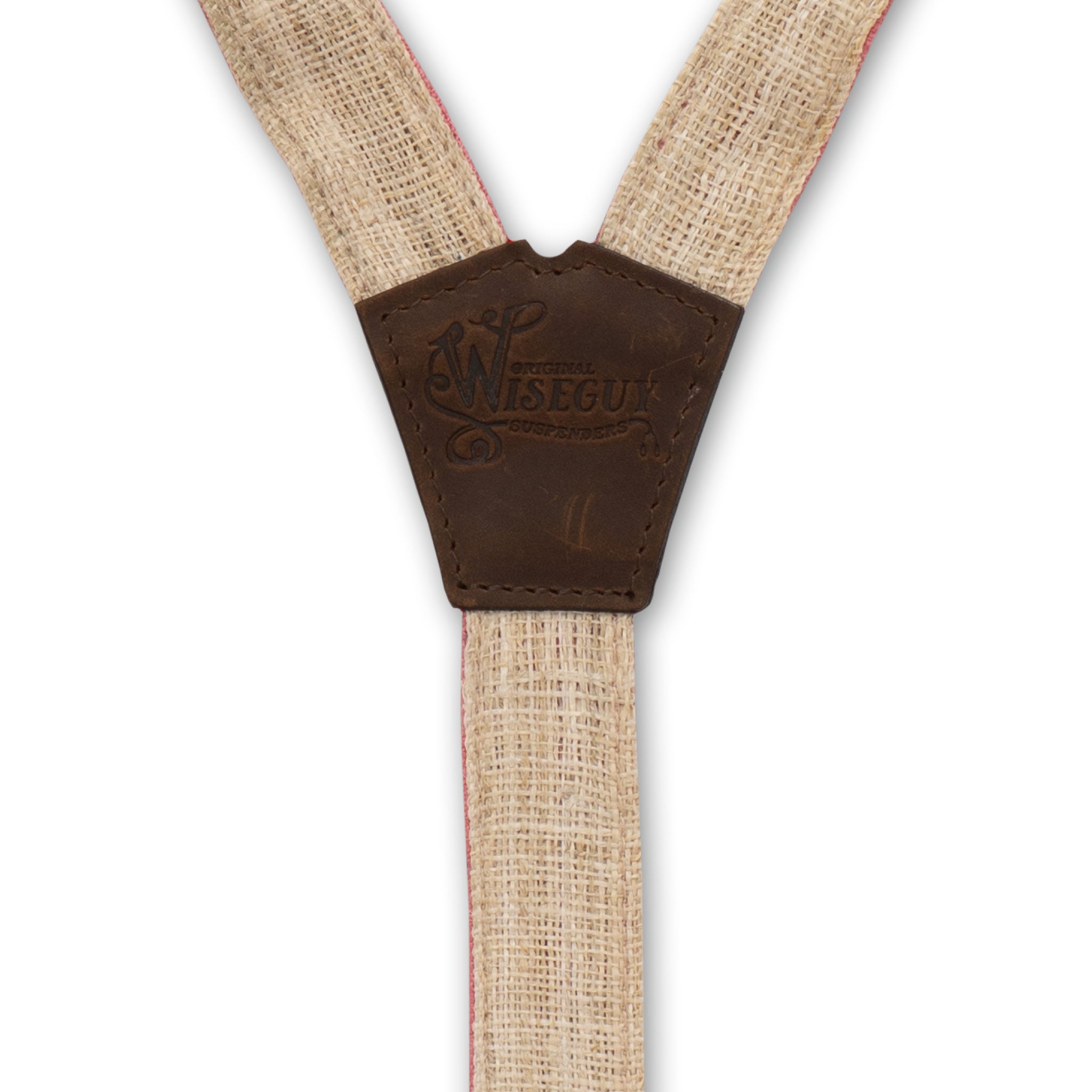Hemp Linen The Alchemist Beige Slim Bretelles No. G7410