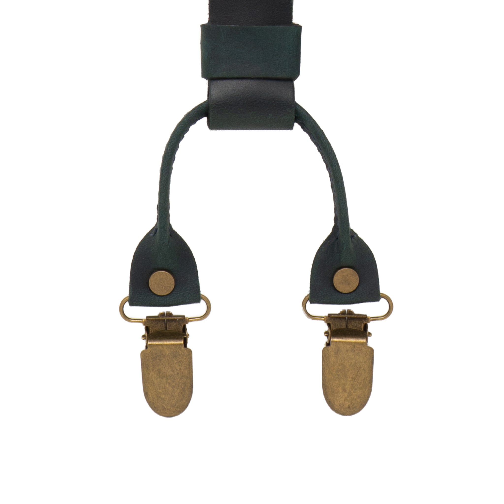 Dakota Vert Olive Slim Bretelles No. L2014