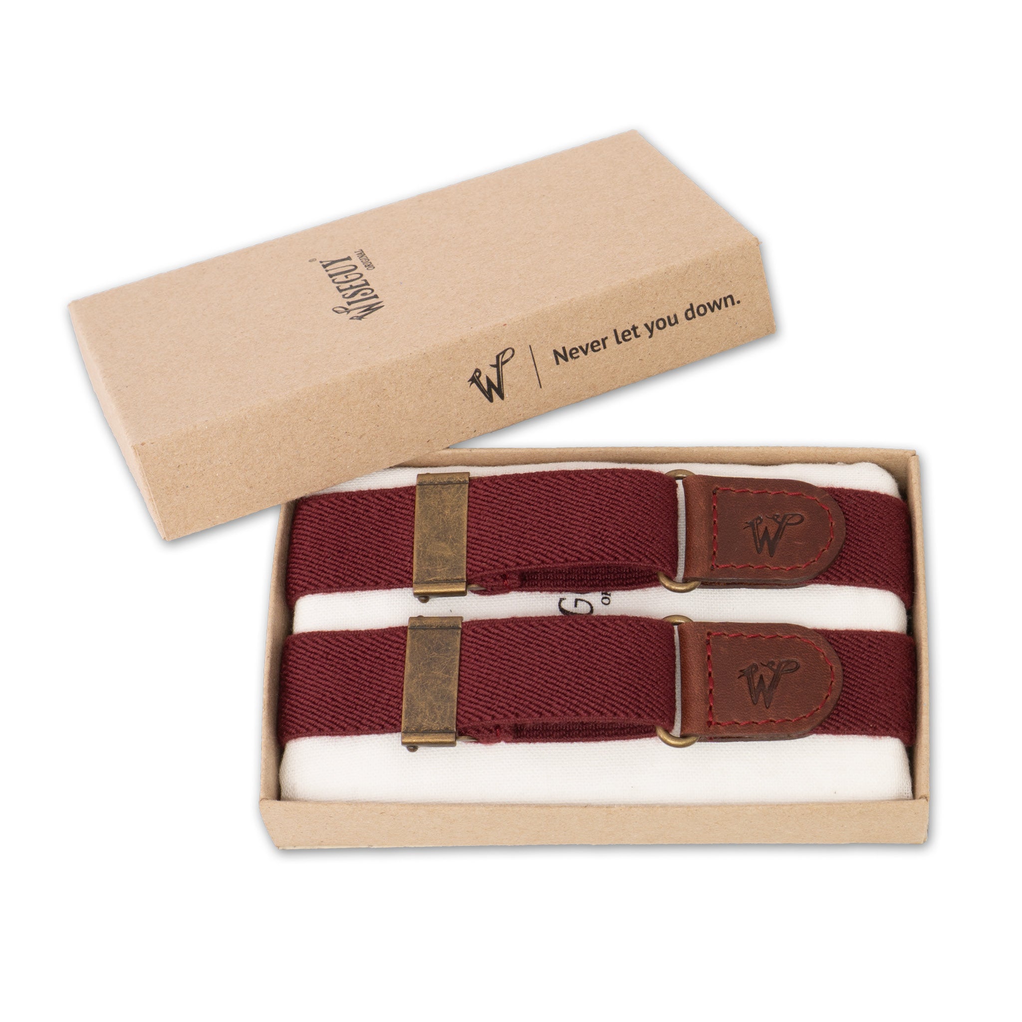 Sleeve Garters Burgundy Oxblood No. S2118