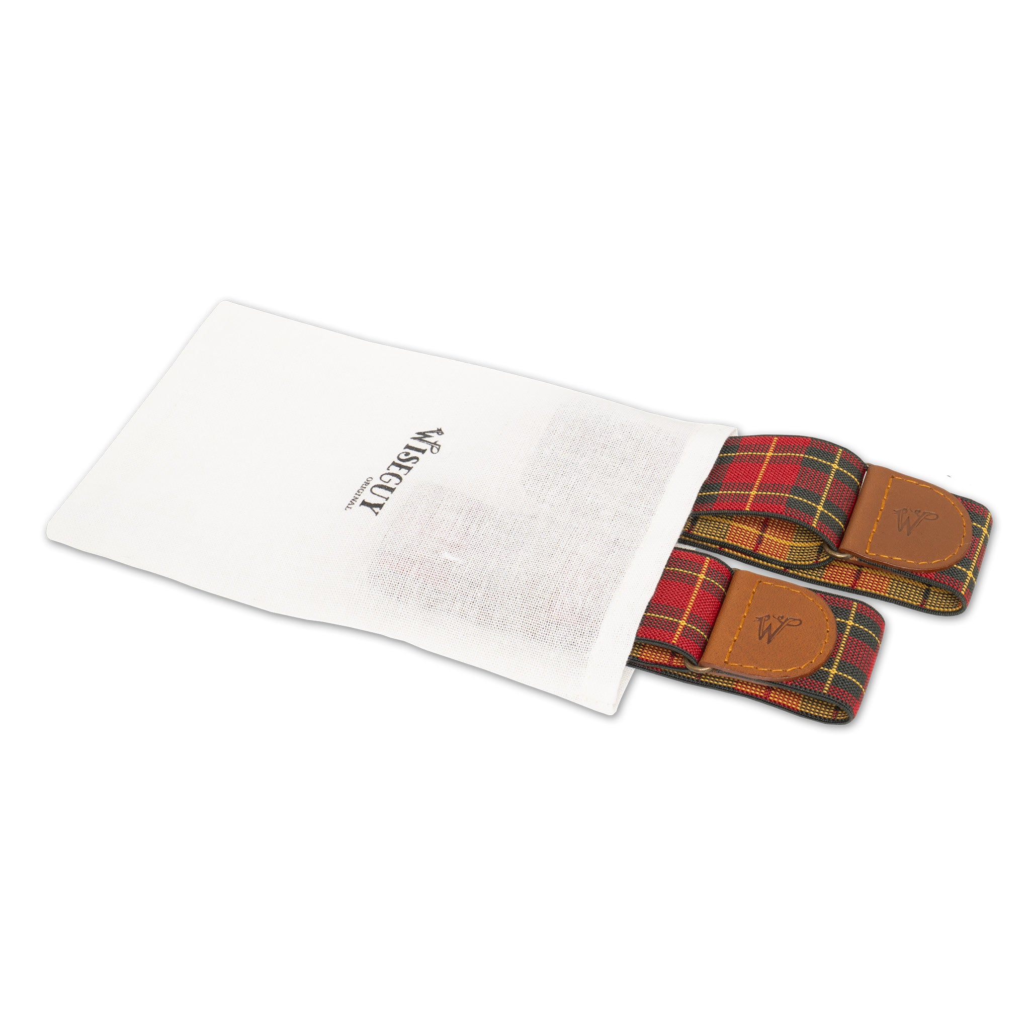 Jarretières de Manches Tartan Rouge-Vert No. S5413